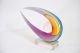 Archimede Seguso Vtg Mid Century Modern Sommerso Glass Sculpture Italy Venini Mid-Century Modernism photo 4