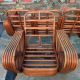 Mid - Century Paul Frankl 6 Strand Square Pretzel Rattan Armchair Mid-Century Modernism photo 4