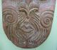 Pacific Rim Wood Carving Folk Art / Portrait / Large Wooden Wall Hanging Pacific Islands & Oceania photo 4