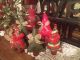 Primitive Fabric Christmas Tree Ornies Wreath Decorations Primitives photo 4
