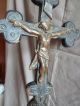 Antique Wooden Processional Reliquary Cross - Xvi / Xvii Century - Museum Item Byzantine photo 4