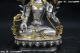9 Buddhism White Copper Silver Gild White Tara Guan Yin Kwan - Yin Boddhisattva Kwan-yin photo 2