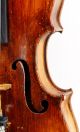 Very Interesting,  Old,  Unlabeled Antique 18th Century Violin,  Ready - To - Play String photo 7