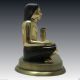 Egyptian Pharaoh Golden Seated Scribe With Golden Color Pen,  Collectable Egyptian photo 9