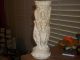 Vintage1900 - 1940 Middle East,  Porcelain White Asian Vase W/ Three Temptresses Vases photo 2