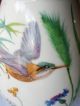 Large Antique Hand Painted Porcelain Urn Aesthetic Movement Hummingbird Vase Vases photo 1