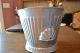 Antique 17 Coal Bucket,  Scuttle Galvanized Metal,  Decorative Pour Handle,  821 Metalware photo 1