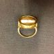 Ancient Roman Ring,  Intaglio & Gold Made,  Warrior Depiction,  18th - 19th Century Roman photo 2