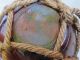 5 Inch Amber Northwest Glass Company Glass Float Ball Nw 1 Netted Fishing Nets & Floats photo 2