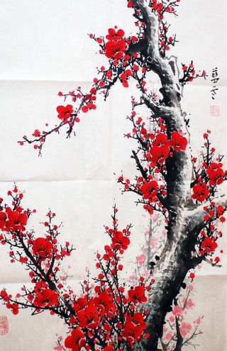 Chinese Watercolor Hand Painting@signed（蓝云） photo