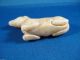 C1800 Chinese Hand Carved Soap Stone Recumbent Guardian Foo Dog Figure Statue Dogs photo 4