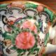 Antique Chinese Rose Medallion Canton Famille Rose Cream Soup Bowl Handled Cup Bowls photo 5