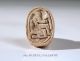 Ancient Egyptian Scarab Amulet Kneeling Figure Uraeus Ex Hendin 1600 Bc Rare Egyptian photo 4