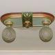 536 Vintage 30 ' S Ceiling Light Lamp Fixture Glass Fixture More Available Chandeliers, Fixtures, Sconces photo 1