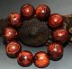 25mm Hainan Huanghuali Wood Prayer Beads Mala Chinese Rosewood Worry Bracelet 20 Bracelets photo 3