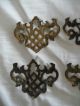 Gorgeous Ornate Antique Furniture Drawer Pull Handle Key Hole Cover Victorian Door Knobs & Handles photo 2