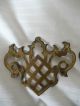 Gorgeous Ornate Antique Furniture Drawer Pull Handle Key Hole Cover Victorian Door Knobs & Handles photo 6