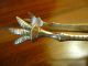 Meriden Silver Co Claw Tongs Pat.  1887 Victorian Silverplate Sugar Antique 5 