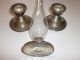 Sterling Silver Duchin Creation Candlesticks & Etched Bud Vase Weighted Candlesticks & Candelabra photo 1