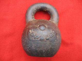 Imperial Russian Cast Iron Scale Weight 5 Pounds Sormovo.  1911 photo
