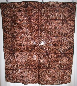 Vintage Large Tapa Cloth Polynesian Pacific Islands photo