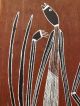 Thompson Ngainmira Aboriginal Art Bark Painting Hunting Mimis Oenpelli 27x10 Pacific Islands & Oceania photo 3