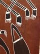 Thompson Ngainmira Aboriginal Art Bark Painting Hunting Mimis Oenpelli 27x10 Pacific Islands & Oceania photo 6