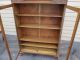 54656 Antique Oak Bookcase Curio Cabinet 1900-1950 photo 9