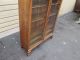 54656 Antique Oak Bookcase Curio Cabinet 1900-1950 photo 3