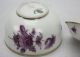 Antique Nymphenburg Sugar Bowl Lidded Exquisite With Red/purple Roses Gold Leaf Bowls photo 5