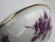 Antique Nymphenburg Sugar Bowl Lidded Exquisite With Red/purple Roses Gold Leaf Bowls photo 7