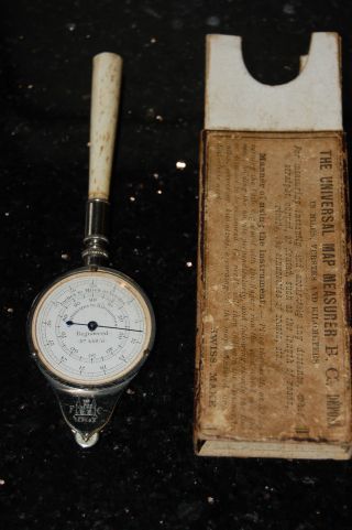 Antique Boxed Curvimeter 