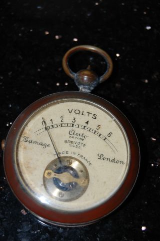 Vintage Gamage London Pocket Volt Meter 