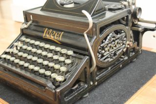 Antique Typewriter Ideal A2 Schreibmaschine 1900 ' S (see Other A2 As Well) photo