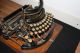 Antique Typewriter Imperial B Schreibmaschine (w/ Base And Case) 1900 ' S Typewriters photo 9
