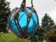 5 Inch Light Blue Curio Glass Float Ball Buoy Bouy Fishing Net Float Fishing Nets & Floats photo 1