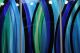 Modern Abstract Painting Blue Metal Wall Art - Psychedelic Rush - Jon Allen Mid-Century Modernism photo 4