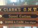 Antique Clarks Ont Wood Spool Cabinet Victorian Country Sew Chest Store Display Display Cases photo 6