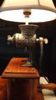 , Handmade,  Antique Meat Grinder Lamp.  Great For Lodge Or Cabin,  Cool Meat Grinders photo 1