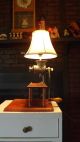 , Handmade,  Antique Meat Grinder Lamp.  Great For Lodge Or Cabin,  Cool Meat Grinders photo 2