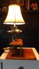 , Handmade,  Antique Meat Grinder Lamp.  Great For Lodge Or Cabin,  Cool Meat Grinders photo 6