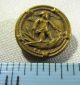 Antique Brass Victorian Mythological Picture Button Of Child Riding Two Birds Buttons photo 2
