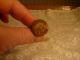1916 Goldtone Anthracite Metal Shanked Embossed Button Collectibles Everything Buttons photo 1