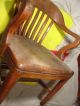 Vintage Court House Wood Chair Sikes Collectible Old Desk Chair Antique Decor 1900-1950 photo 10