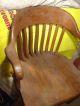 Vintage Court House Wood Chair Sikes Collectible Old Desk Chair Antique Decor 1900-1950 photo 1