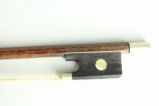 Antique Tourte Violin Bow 29 1/4  Mop Octogon Stick Wood 54 Grams =v22 photo