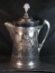 Southington Cutlery Silver Triple Plated Ice Water Pitcher 300 Circa 1890 Tea/Coffee Pots & Sets photo 2