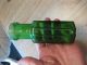 Antique Perfume Chemistry Food Bottle Jar Green Octagon Thick Glass G Embossed Jars photo 6