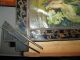Antique Tin Nicho With A Color Print Saint Cecilia Nicho Has Hand Painted Sides Latin American photo 3