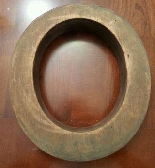 Antique Early 1900 ' S Wooden Hat Mold/ Form 7 
